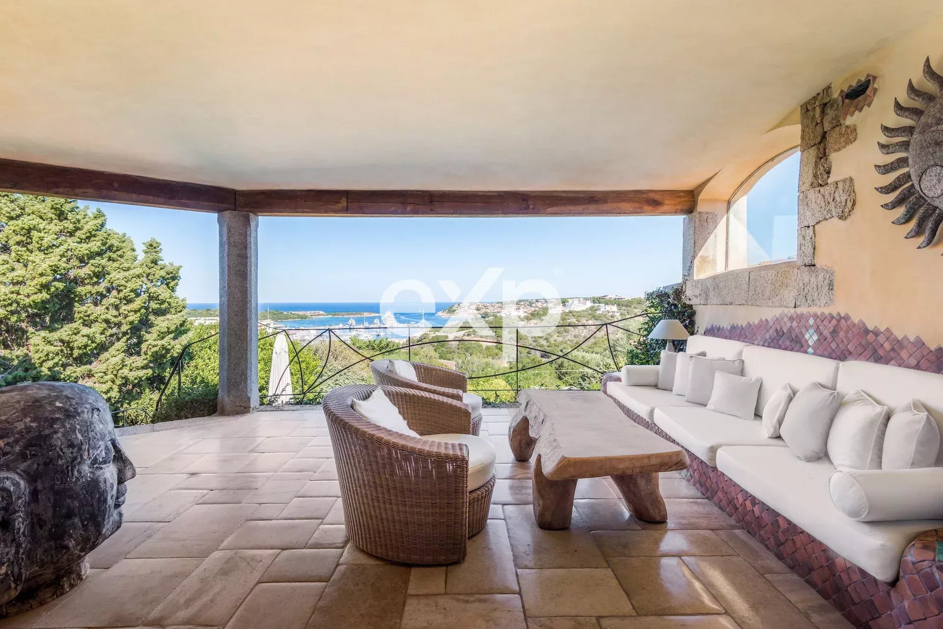 Villa con piscina e vista mare in Porto Cervo vicino alla Marina