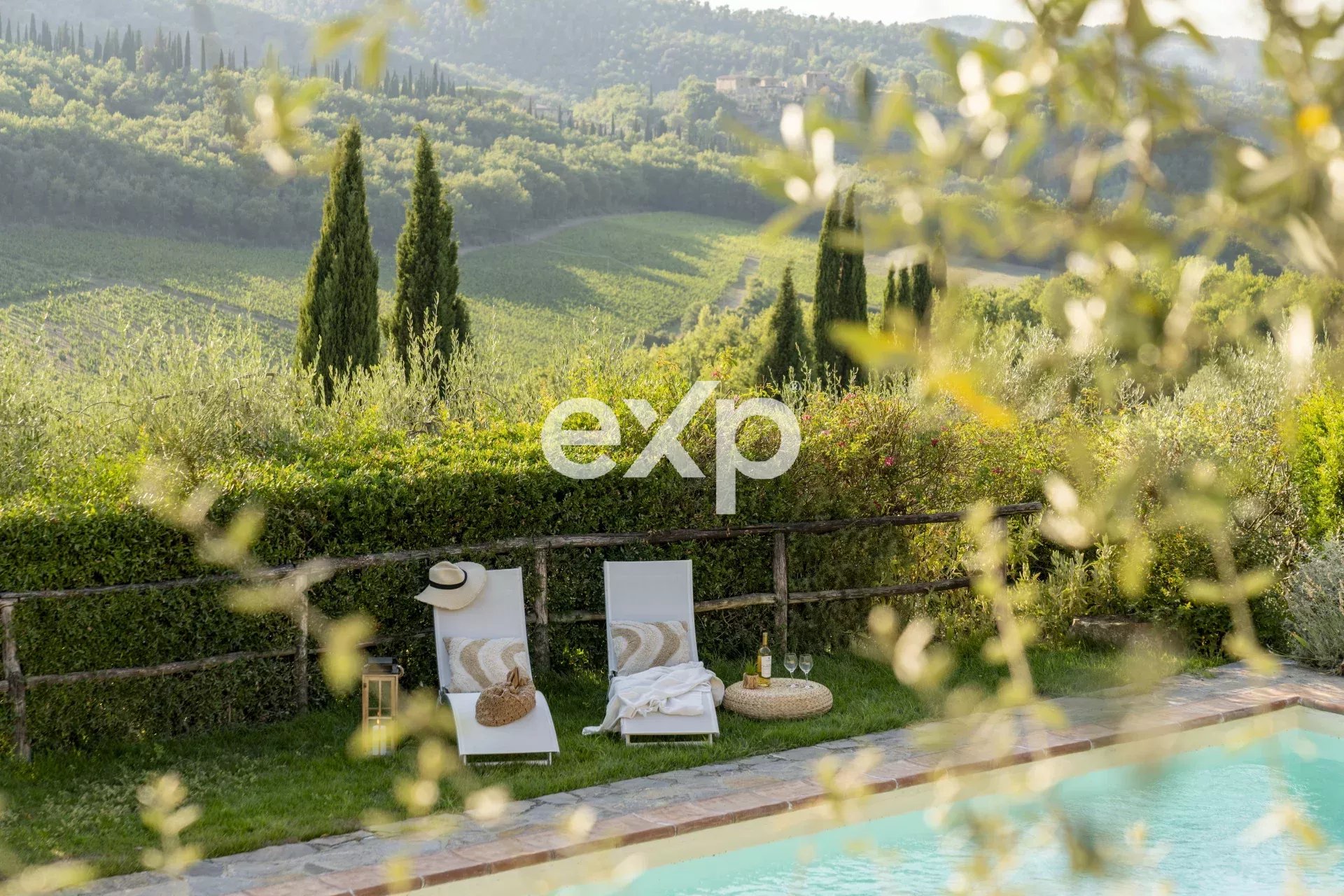 CHIANTI/VILLA con Piscina Panoramica nel Cuore del Chianti