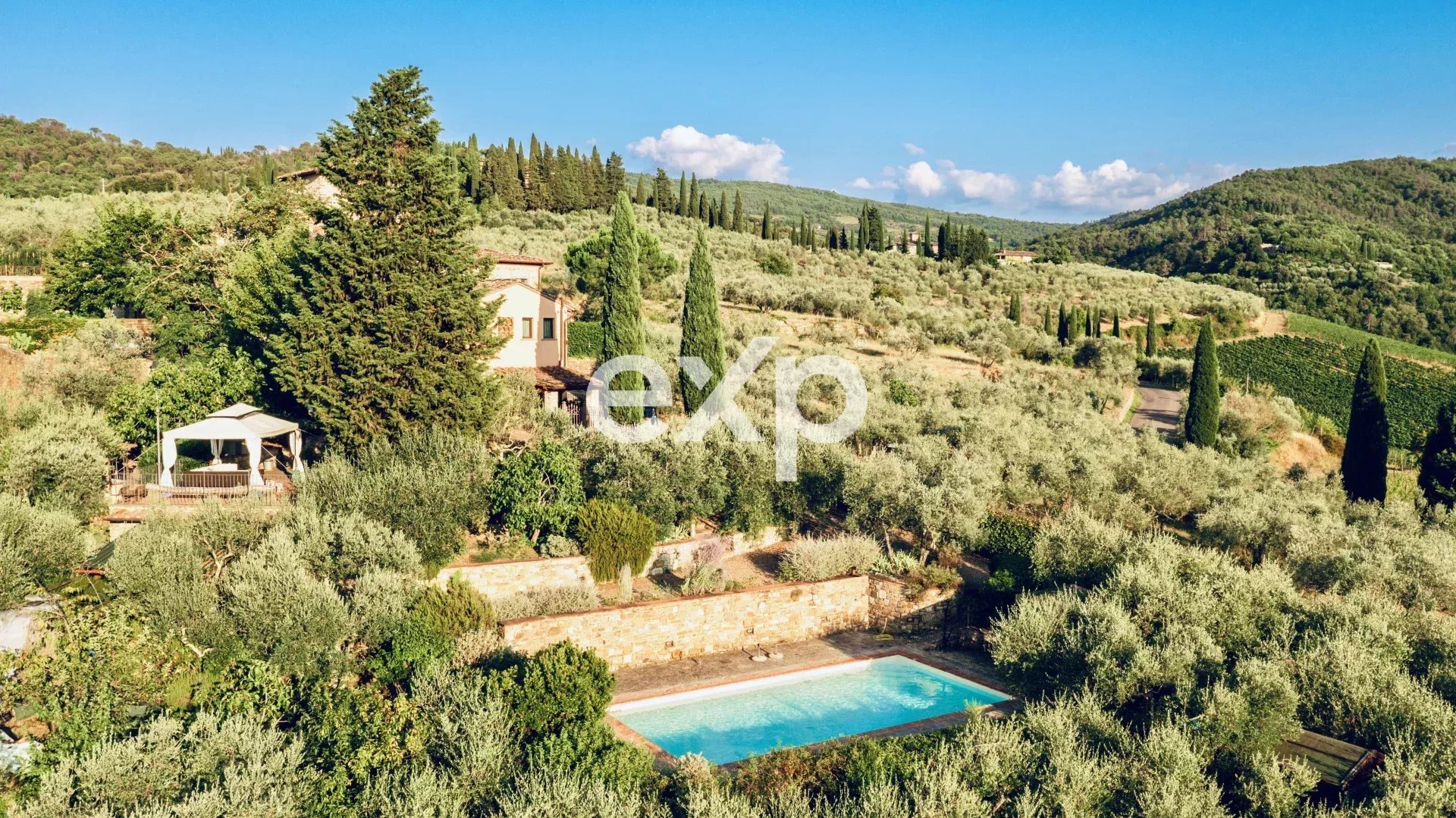 CHIANTI/VILLA con Piscina Panoramica nel Cuore del Chianti