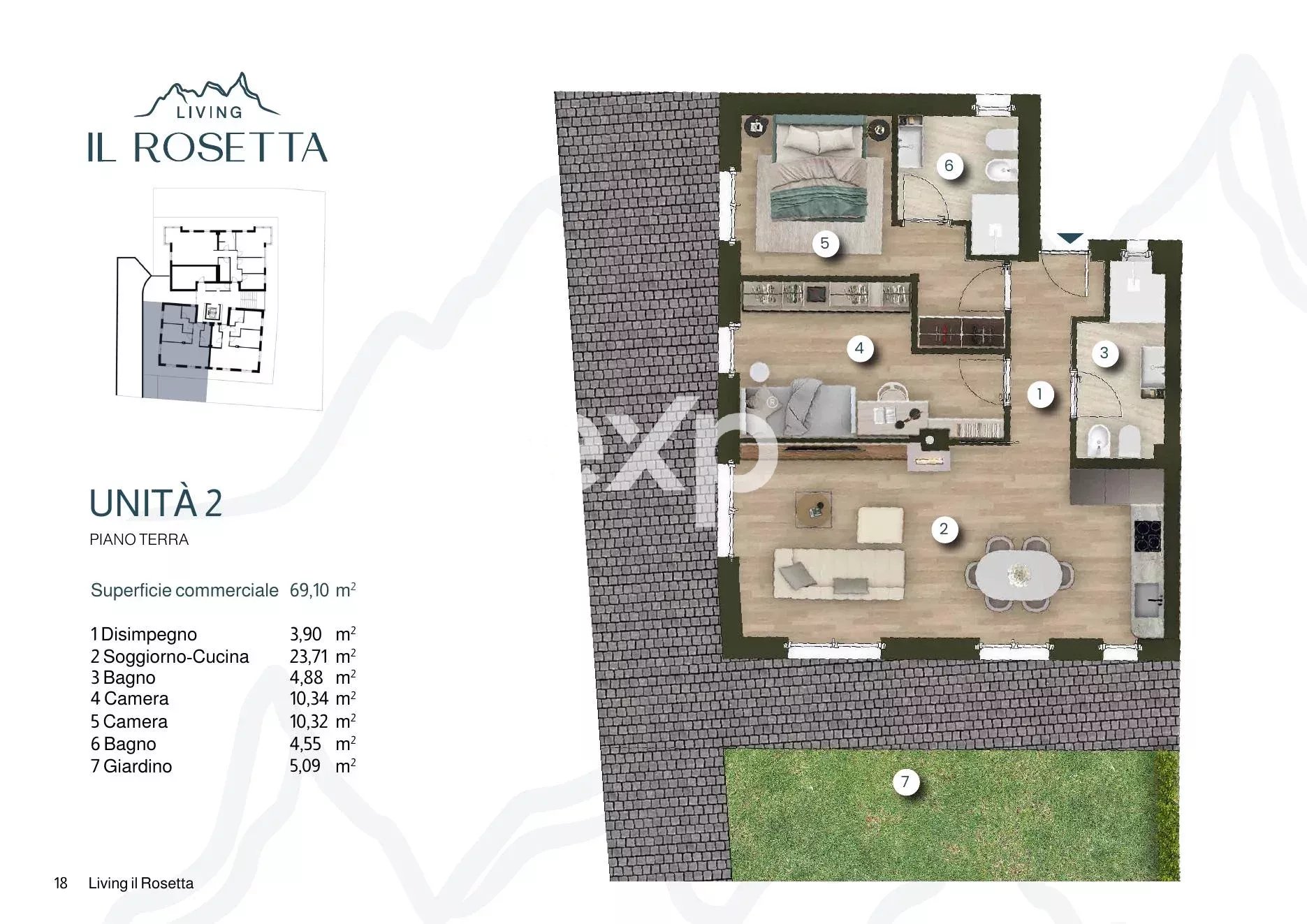 San Martino di Castrozza - elegante residenza al piano terra