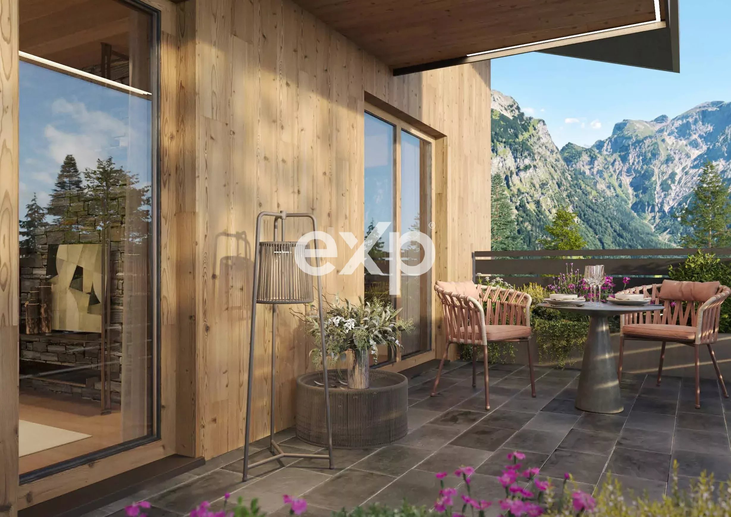 Residenza panoramica con terrazza affacciata sulle Pale di San Martino