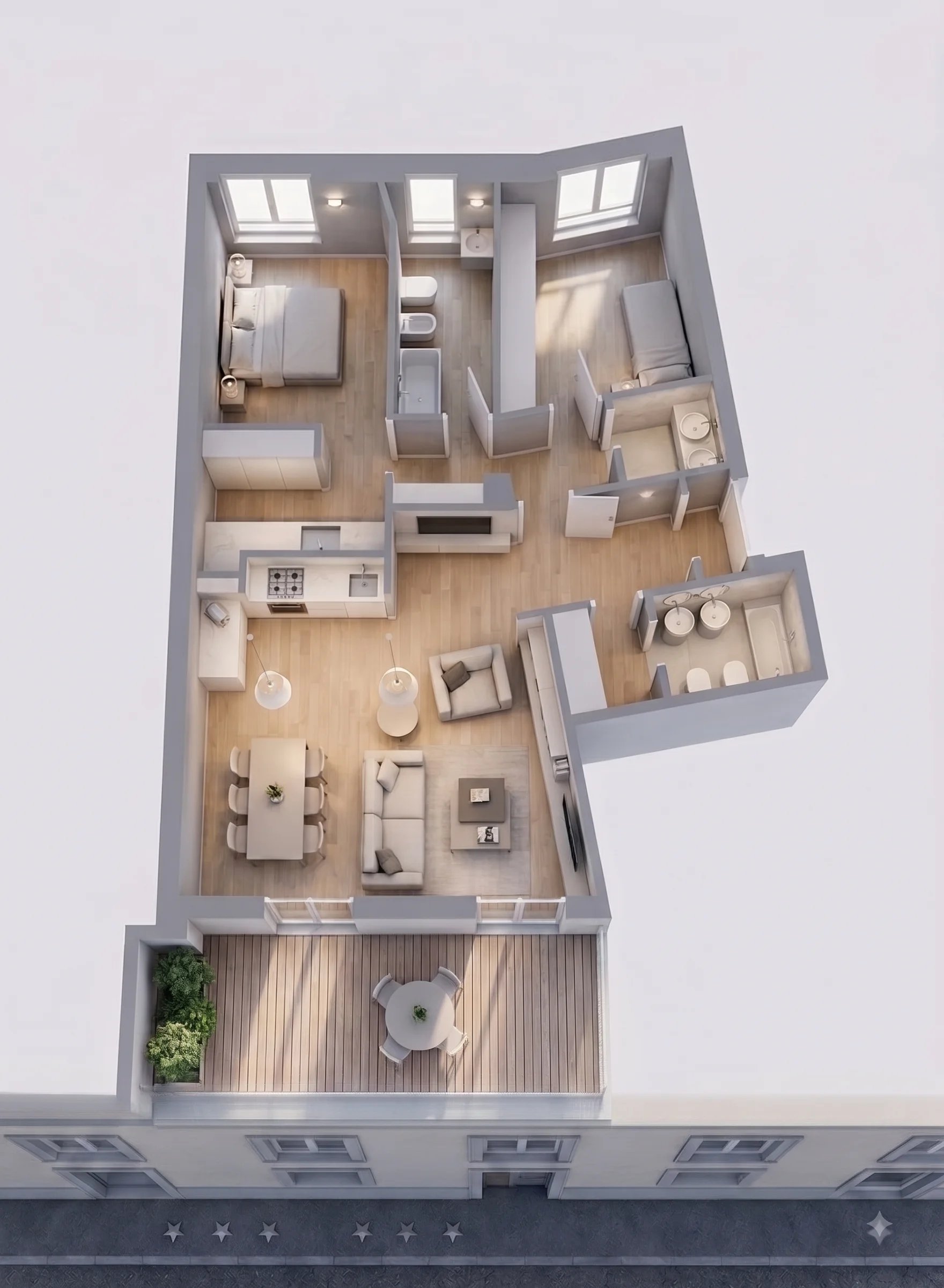 Apartment for sale in Bergamo, Via Borfuro, 14, 24100 Bergamo, 95 m²