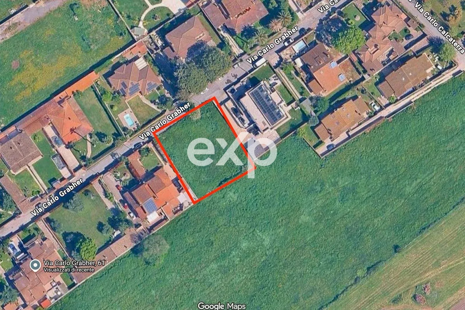Terreno in vendita a Roma, Via Carlo Grabher, 00124 Roma, 1190 m²