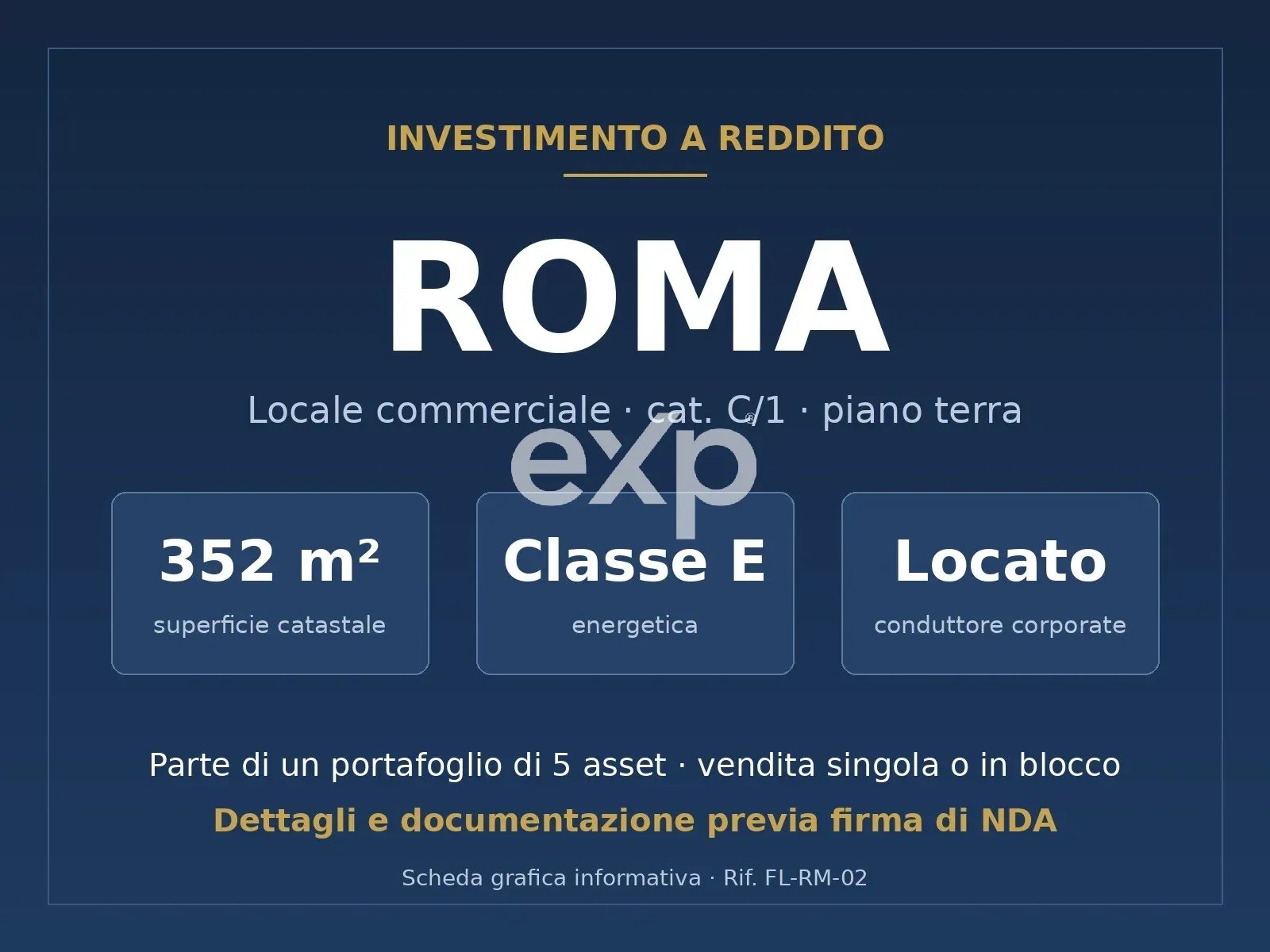 Shop / Commercial Space for sale in Roma, Via Cairano, 00100 Roma, 352 m²
