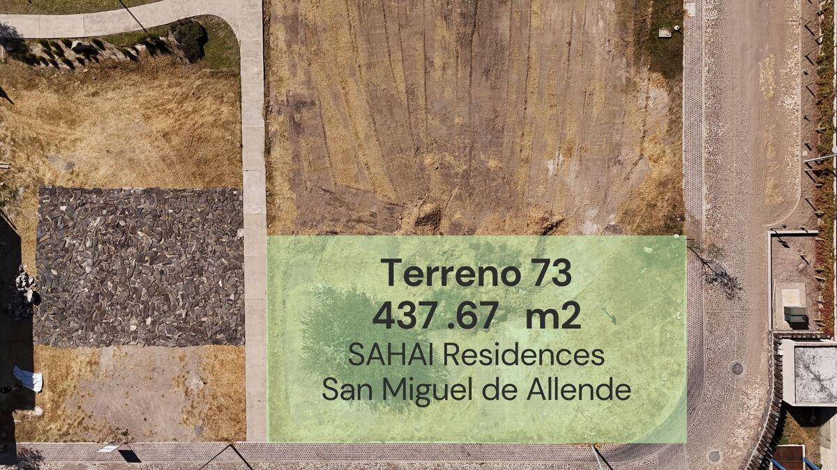 Terreno 437m2 - SAHAI San Miguel de allende