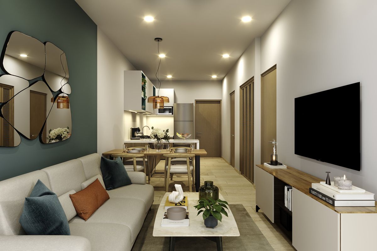 Nuevo Departamento de 2 recámaras en Venta en la SM 17 de Cancún