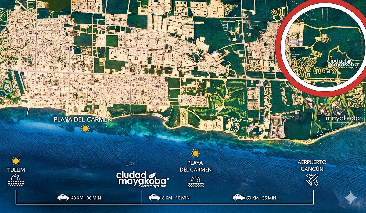 Venta Terreno Residencial Playa del Carmen, Ciudad Mayakoba, Riviera Maya