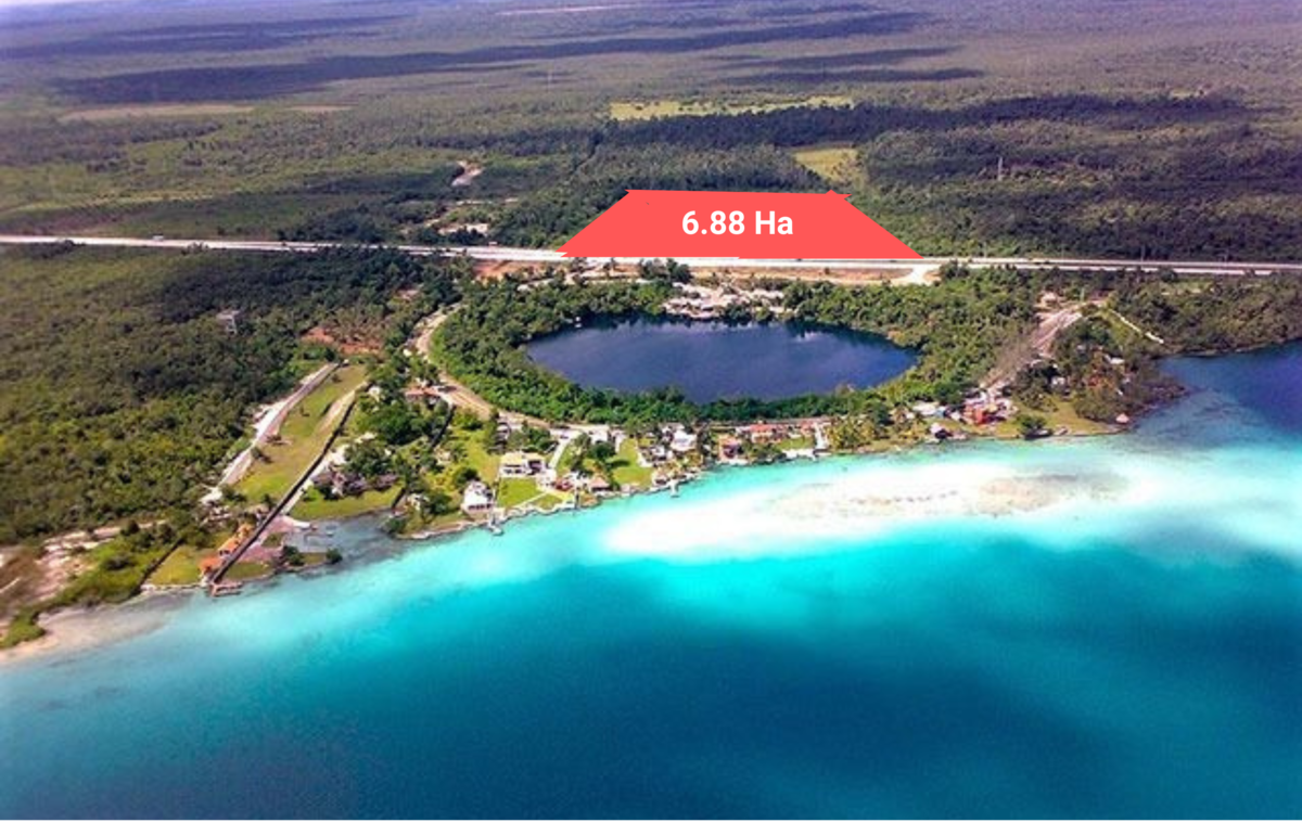 Terreno frente a Cenote Azul Bacalar