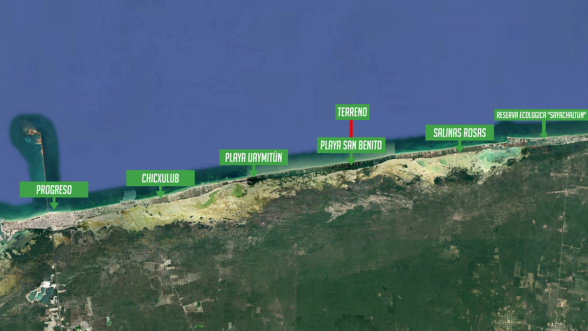 Terreno en venta en Playa San Benito, Yucatán - HI2503355