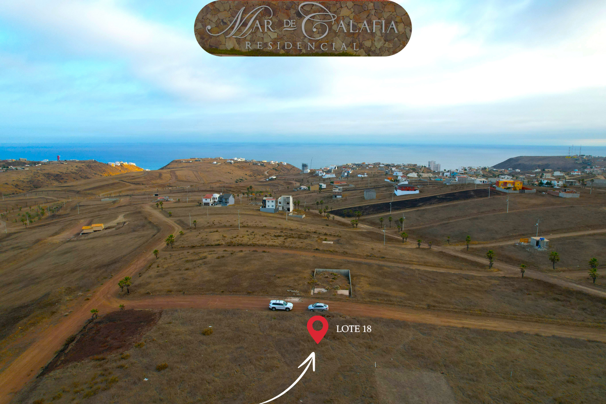 Mar de Calafia Terreno 18 en Venta  | Playas de Rosarito