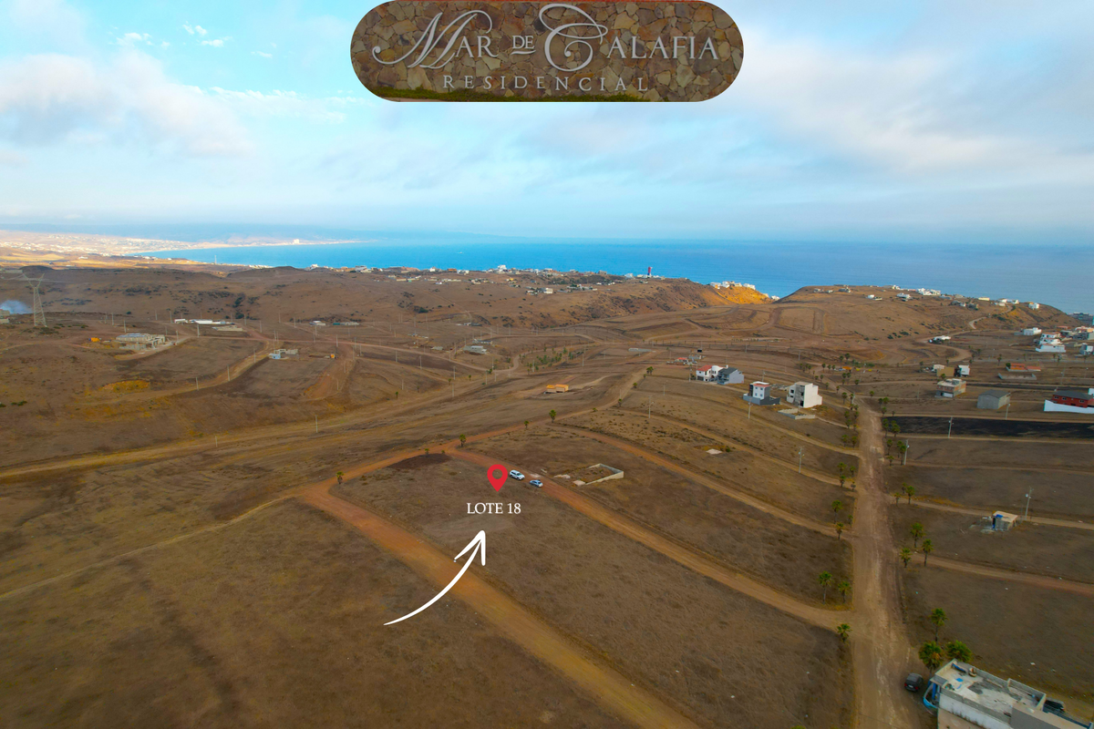 Mar de Calafia Terreno 18 en Venta  | Playas de Rosarito