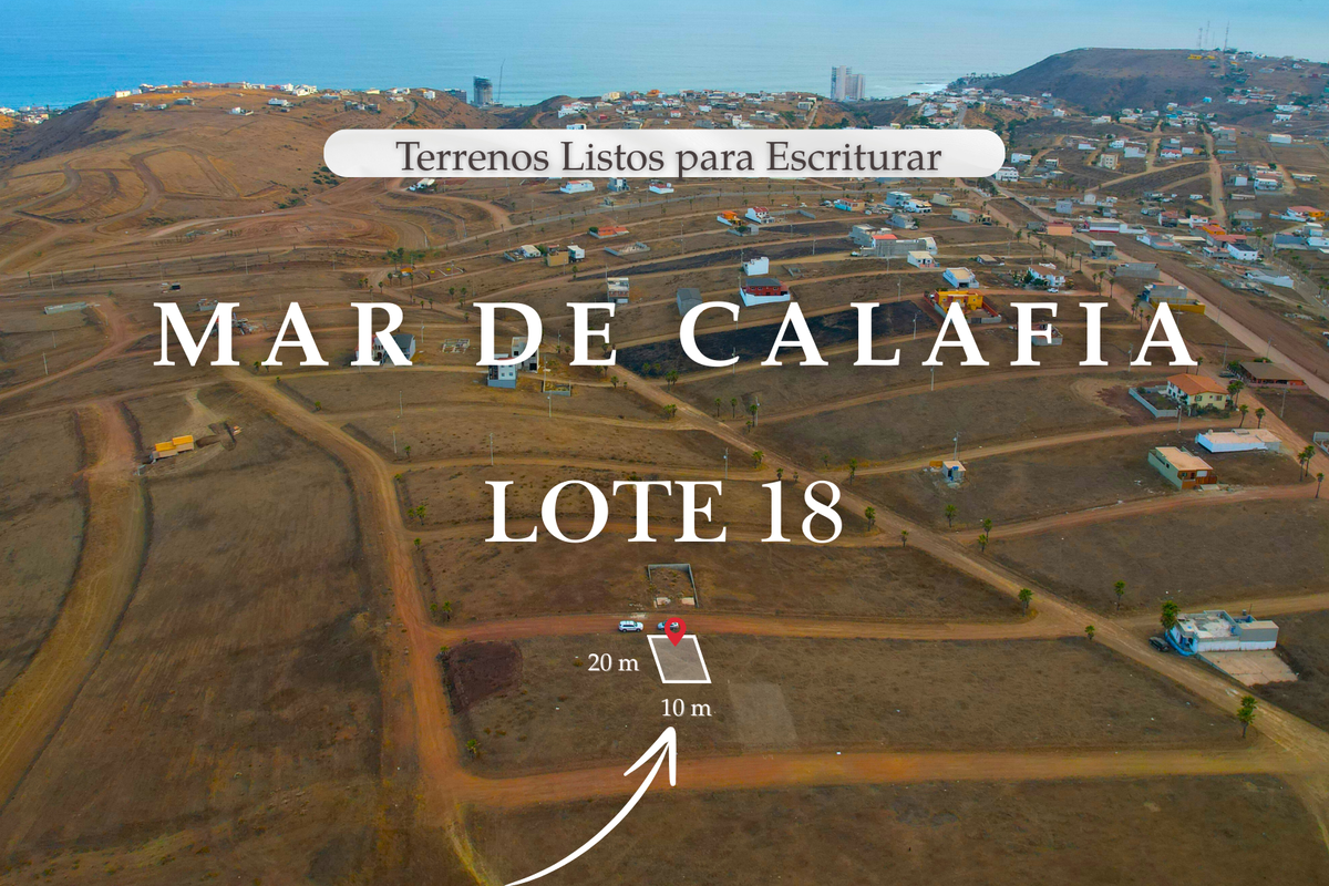 Mar de Calafia Terreno 18 en Venta  | Playas de Rosarito