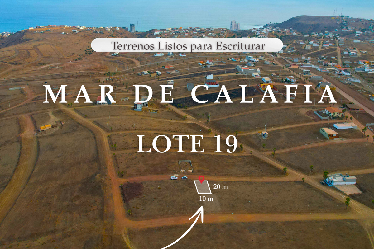 Mar de Calafia Terreno 19 en Venta  | Playas de Rosarito