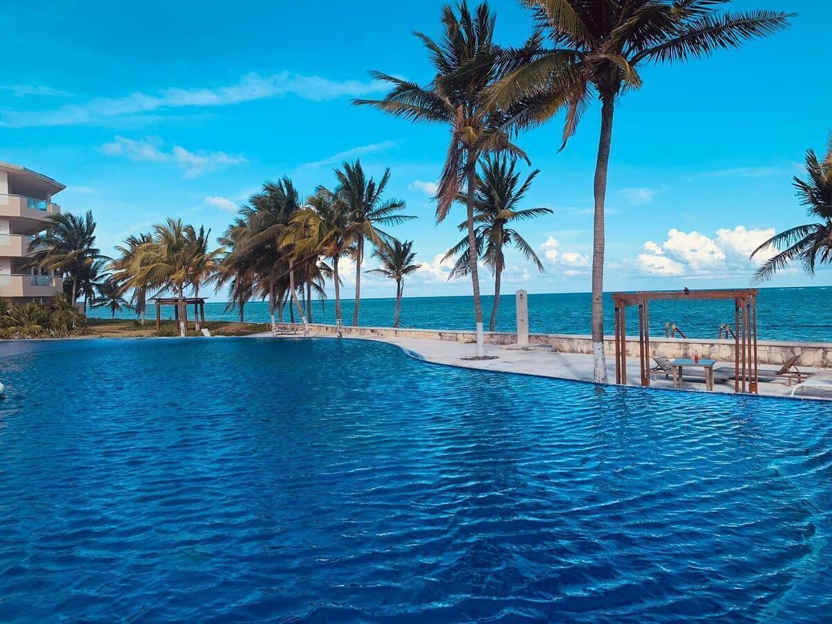 Departamento Frente al Mar en Beach Residences de Puerto Morelos