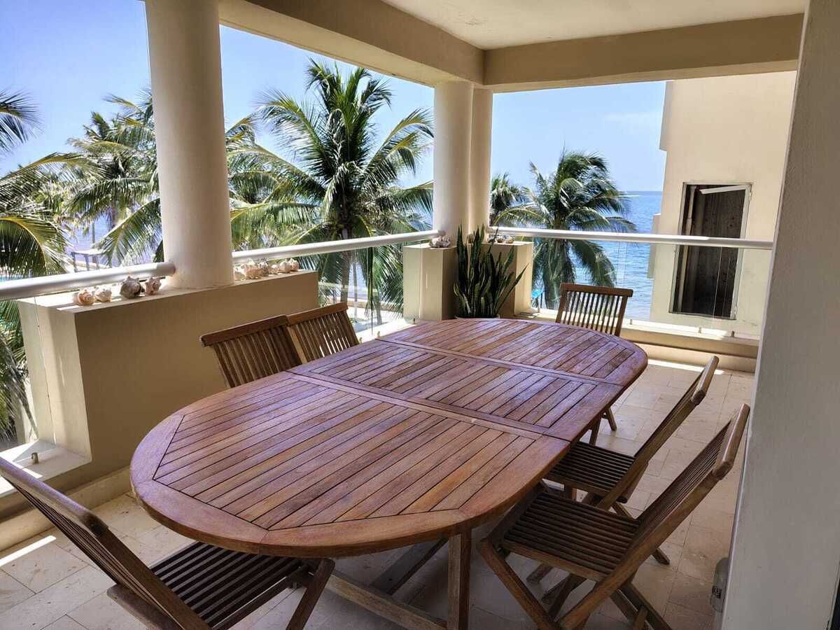 Departamento Frente al Mar en Beach Residences de Puerto Morelos