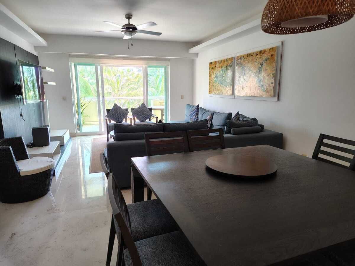 Departamento Frente al Mar en Beach Residences de Puerto Morelos