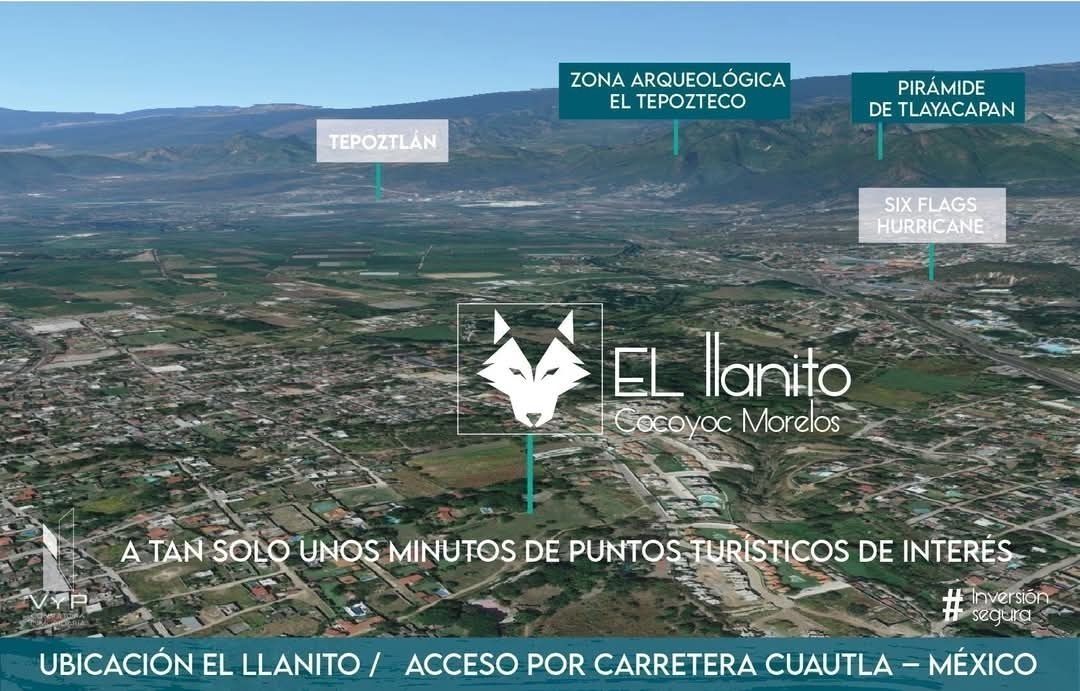 Terreno en Venta,  Cocoyoc, Morelos.