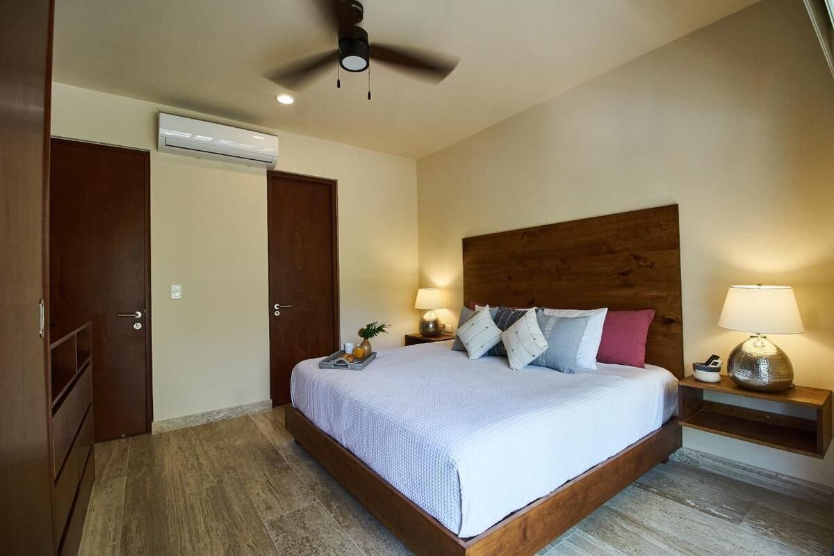 Moderno departamento de 2 recámaras con terraza en Aldea Zamá, Tulum