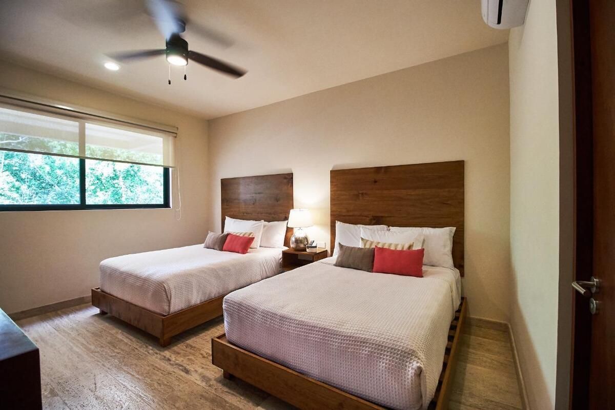 Moderno departamento de 2 recámaras con terraza en Aldea Zamá, Tulum