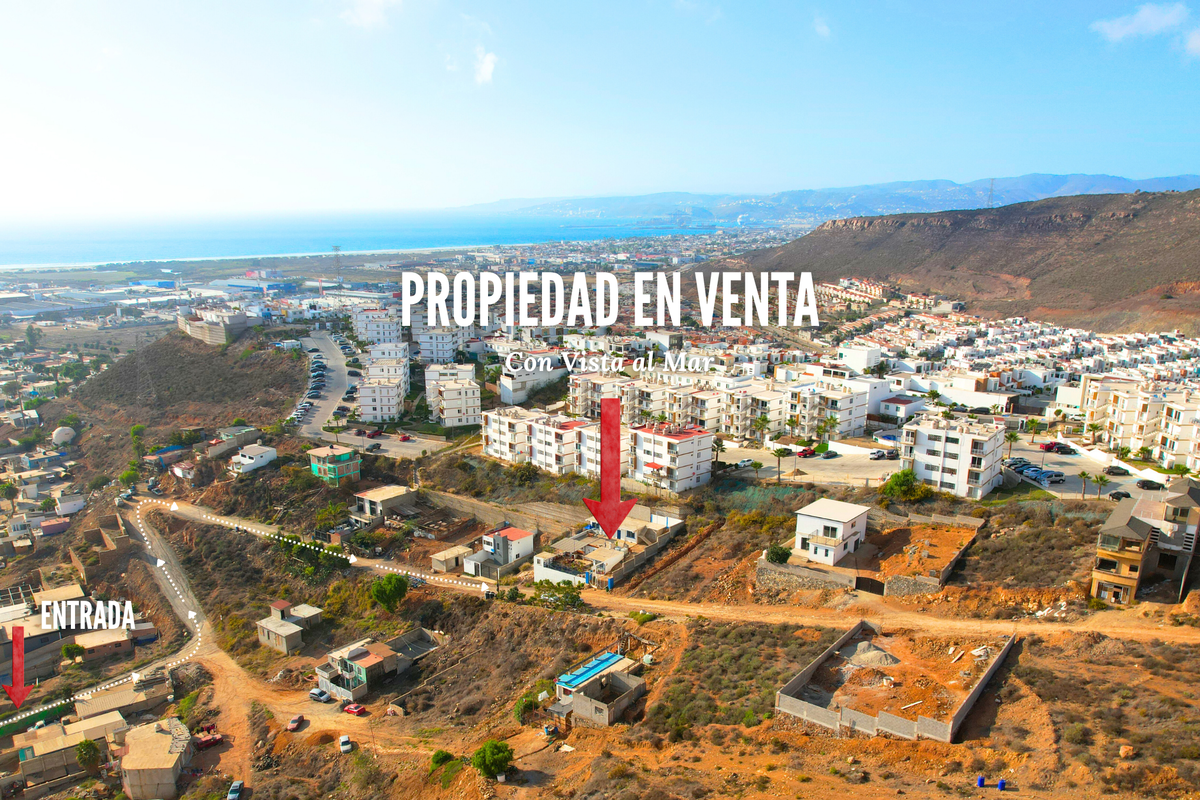 Propiedad en Zona Alta de Ensenada con Vista al Mar y Documento Ejidal Legítimo