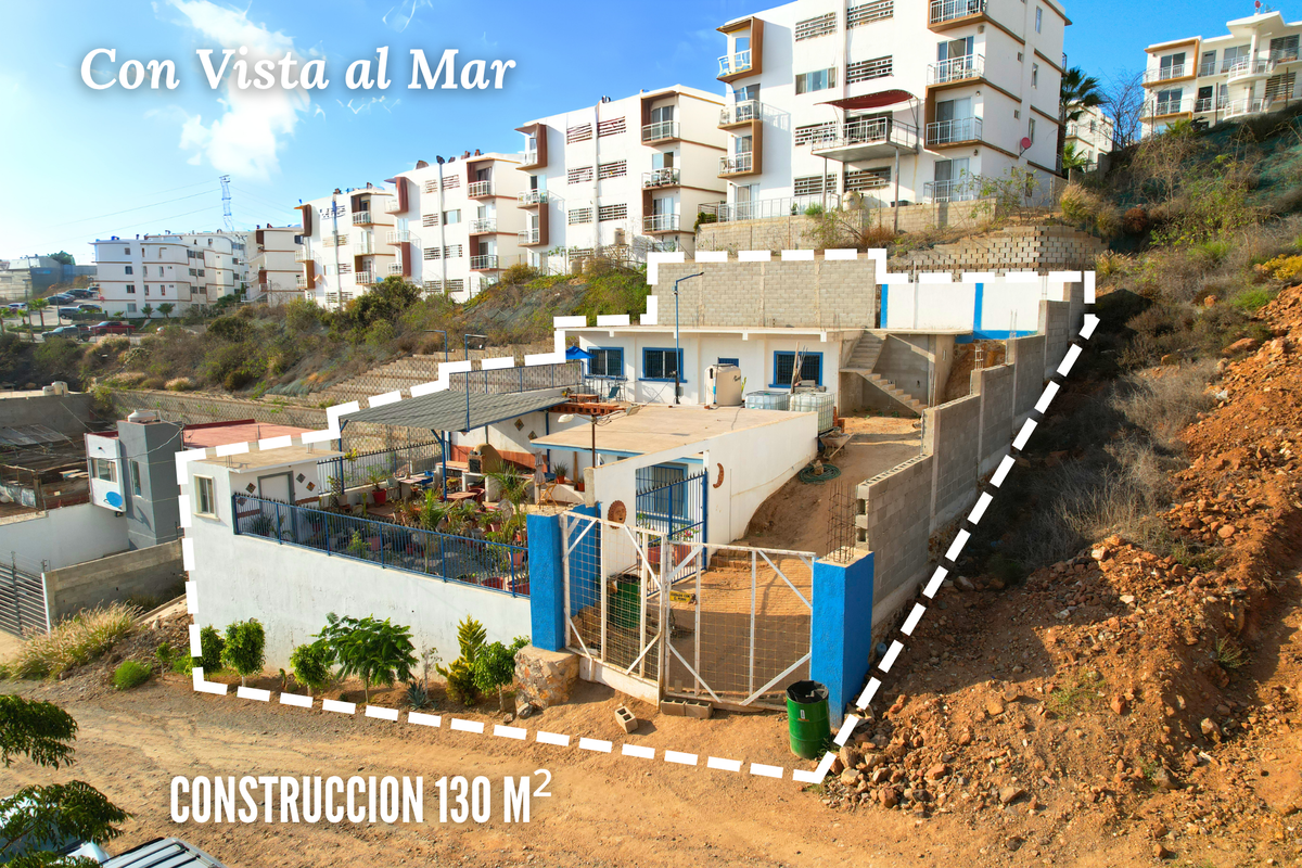 Propiedad en Zona Alta de Ensenada con Vista al Mar y Documento Ejidal Legítimo