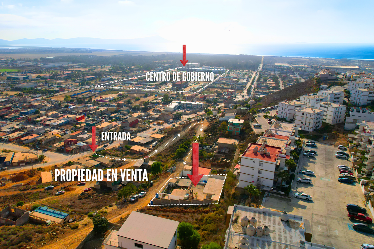 Propiedad en Zona Alta de Ensenada con Vista al Mar y Documento Ejidal Legítimo