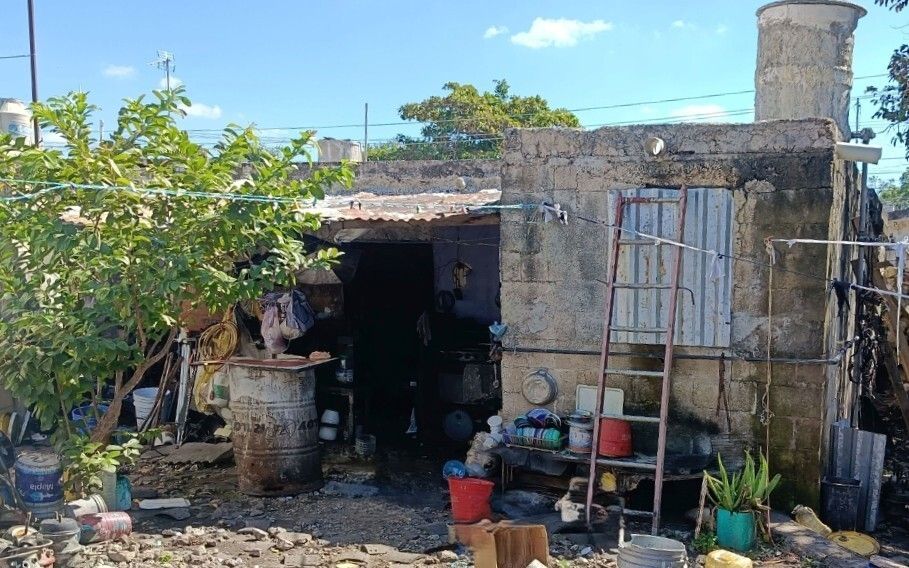 Terreno con construcción en Sambulá, Centro Mérida - HI2509382