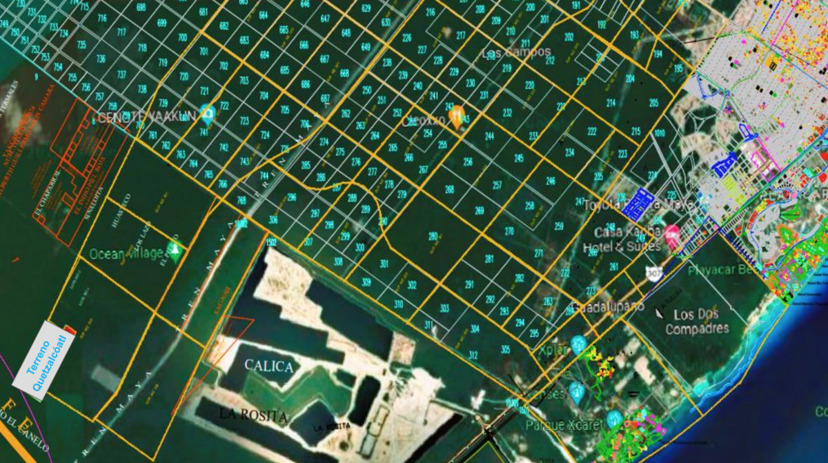Macro-Lote para desarrollo atrás de Calica, Playa del Carmen ID2732