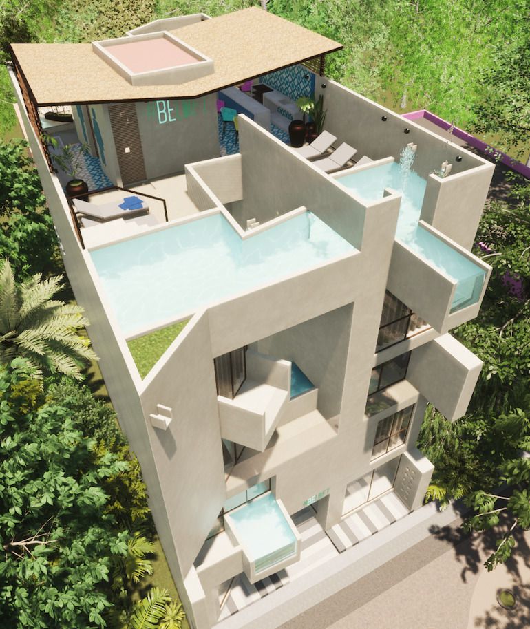 Condo 201 con Diseño Contemporáneo, Vive Tulum con Estilo. ID2543