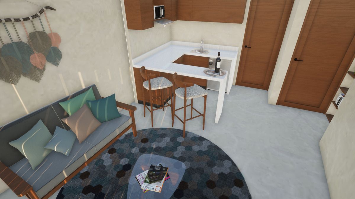 Estudio 203 para vivir o inversión en el Corazón de Tulum ID2543