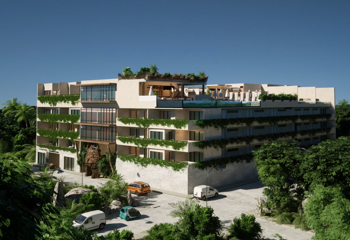 Departamento Segundo Nivel con Alberca Privada, Región 8 Tulum ID2443