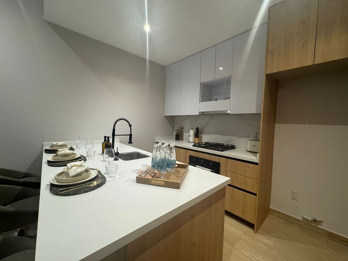 Departamento en Roma Norte con Balcon