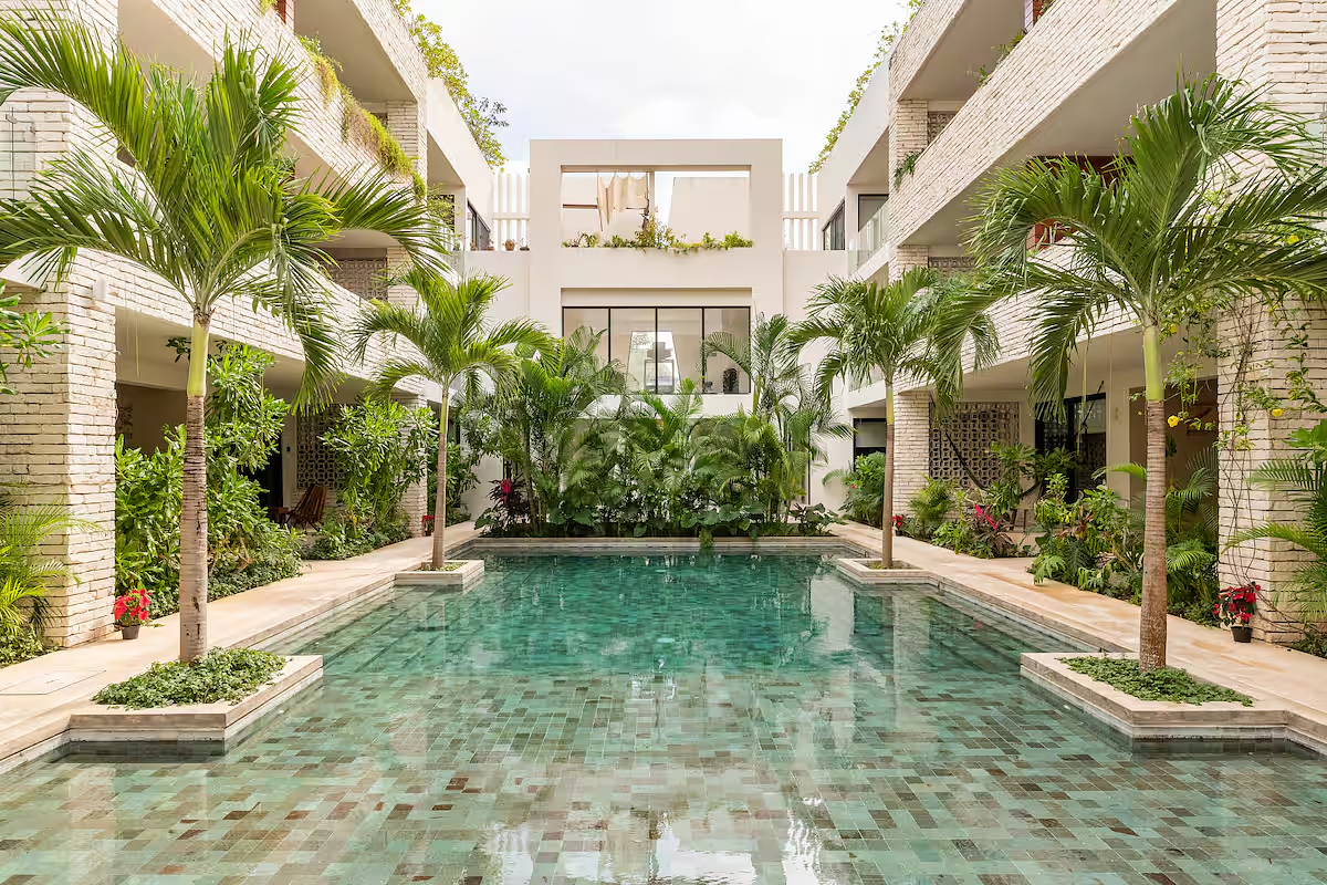 Departamento de 2 recámaras en Aldea Zama Tulum