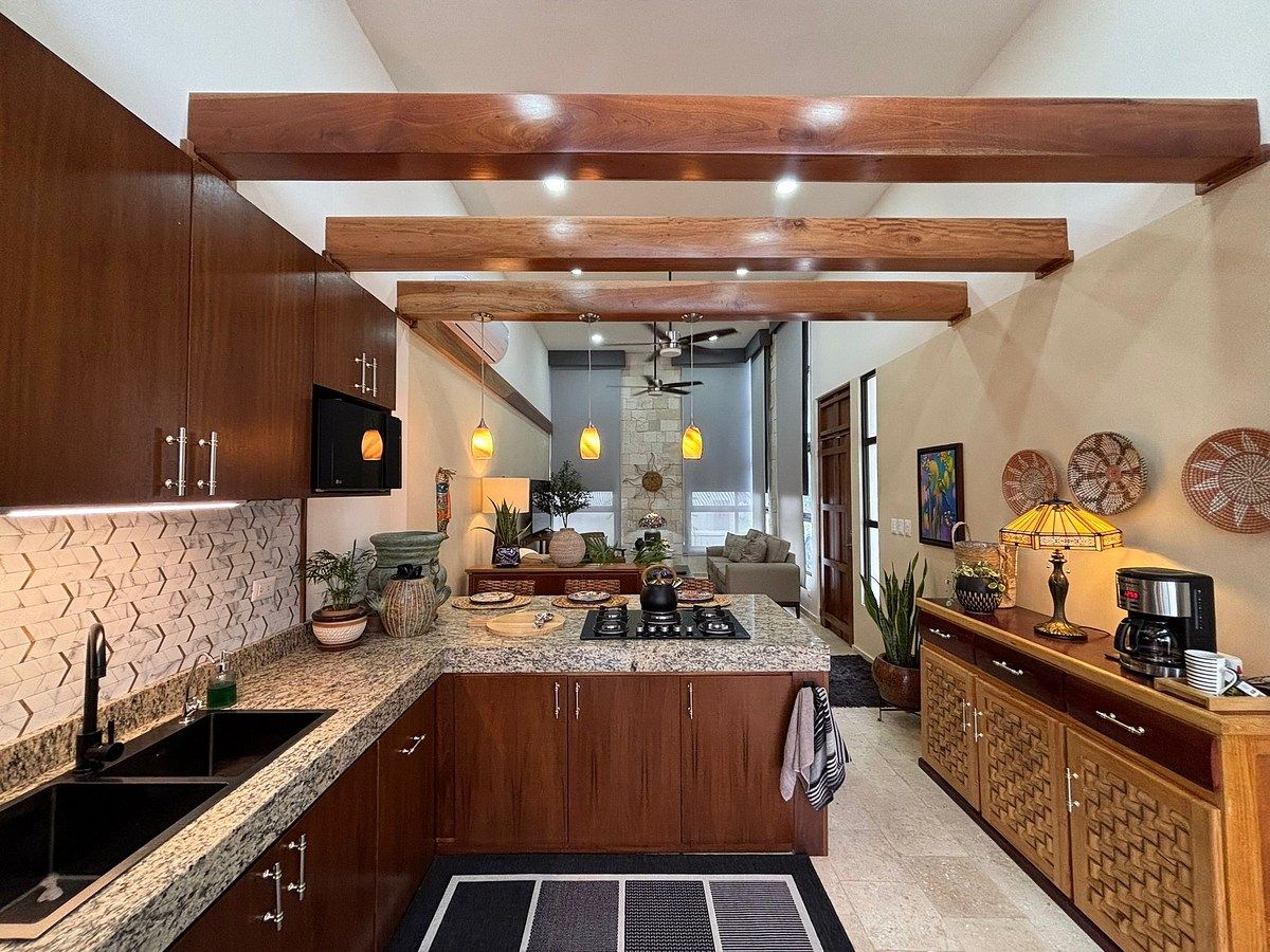 One-Story Beach House for Sale, Chuburná Puerto with Pool, Solar; Rooftop Palapa
