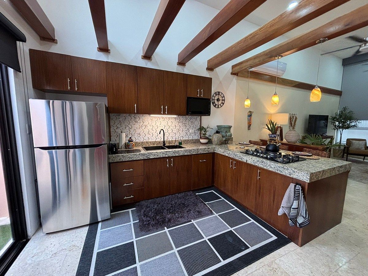 One-Story Beach House for Sale, Chuburná Puerto with Pool, Solar; Rooftop Palapa