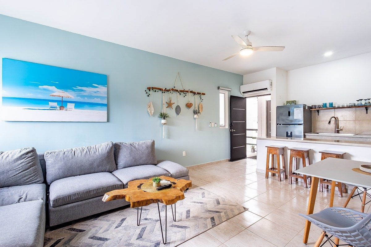 Apartment en venta en Puerto Morelos, Cerrada las Nubes, 62 m²