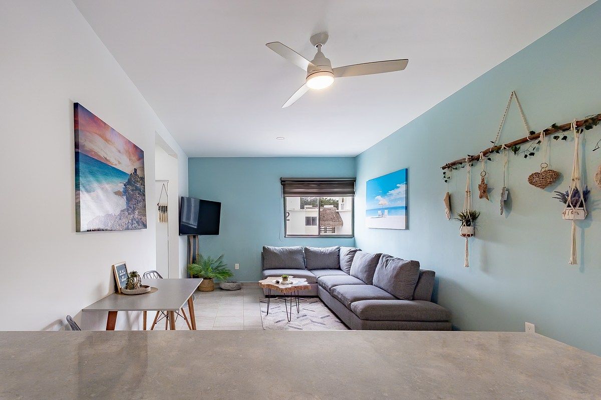Apartment en venta en Puerto Morelos, Cerrada las Nubes, 62 m²