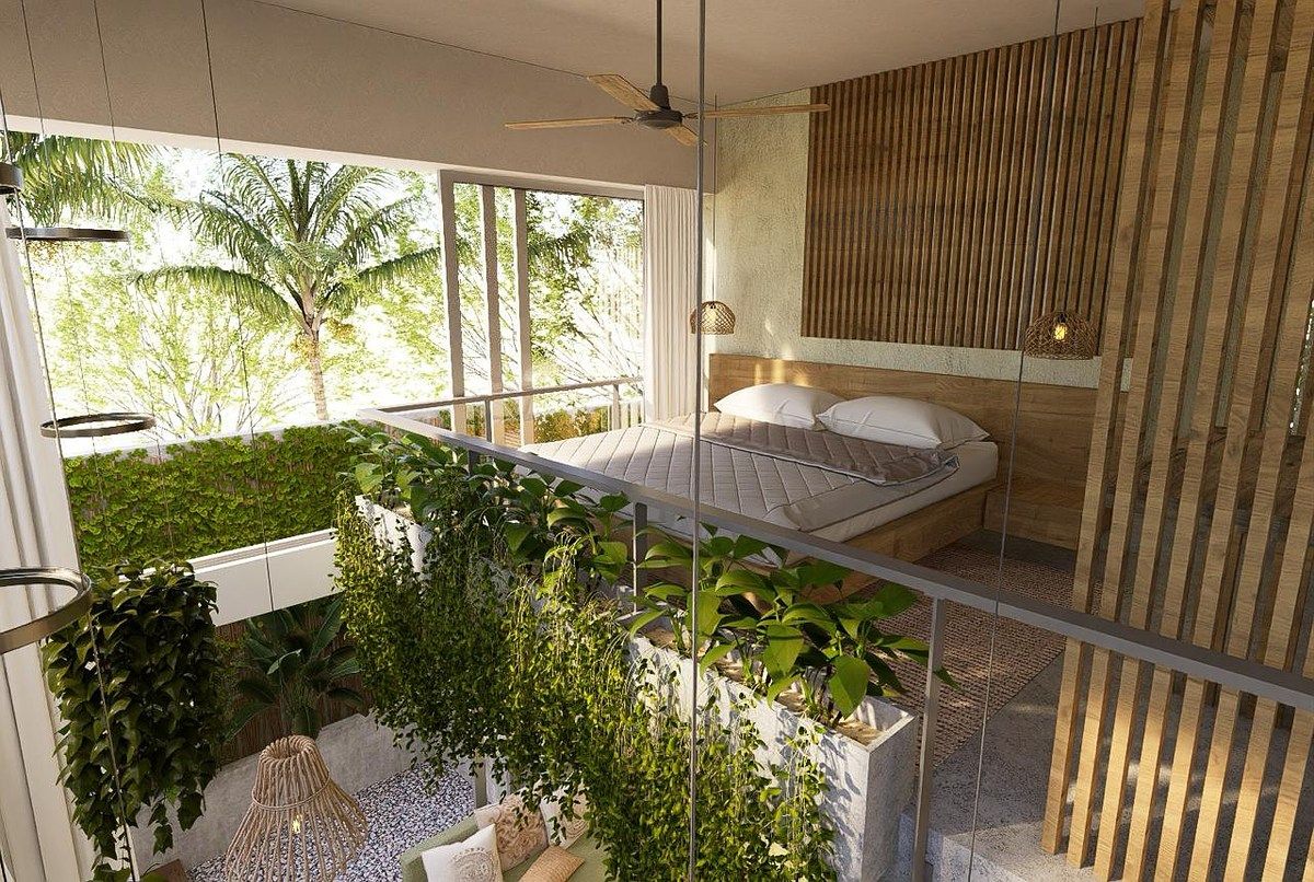 Unique Garden House Loft with Private Pool and Lush Garden Surroundings