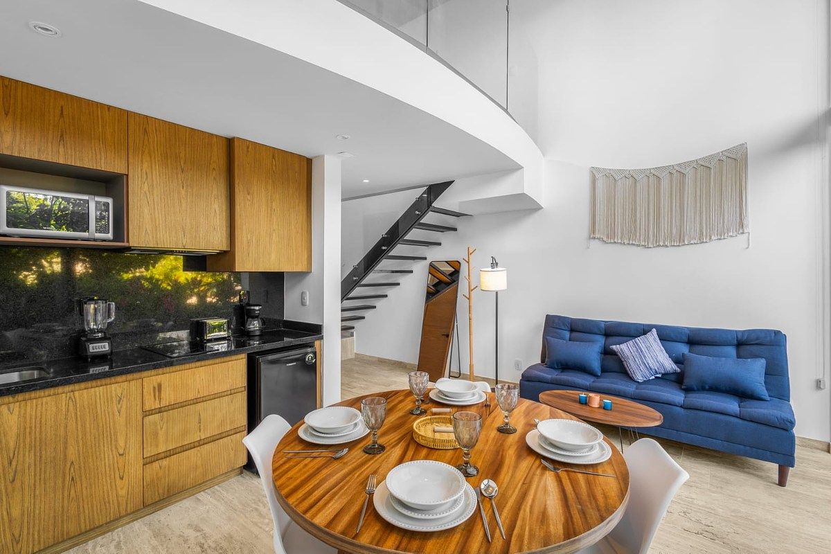 Elegante Loft con 1 Recámara  y Espacio Exterior Privado