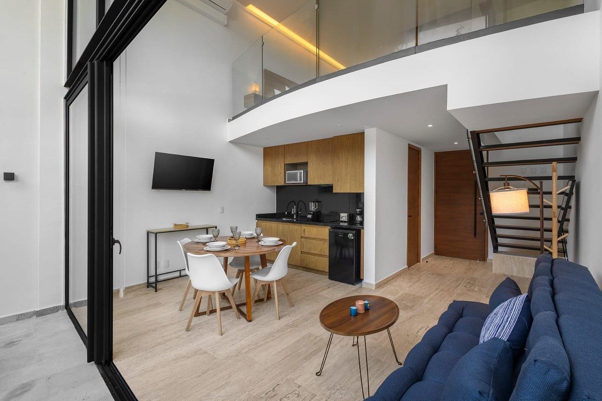 Elegante Loft con 1 Recámara  y Espacio Exterior Privado