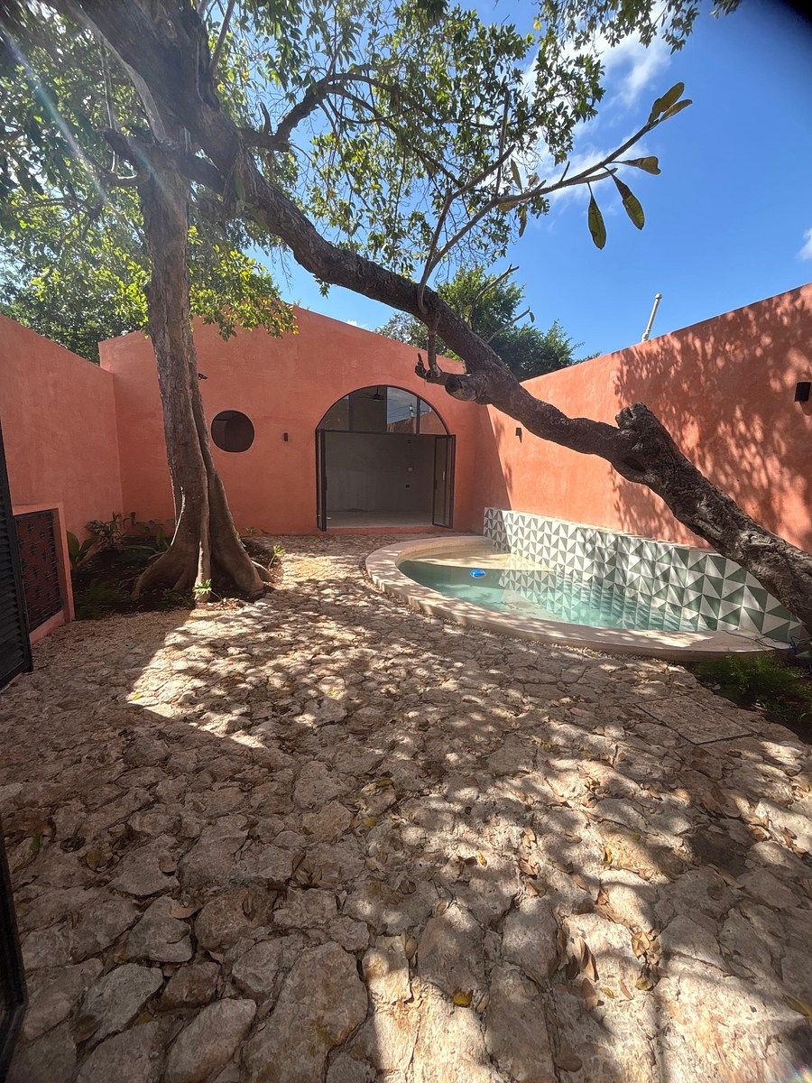 Casa 1 planta y piscina, San Sebastián Mérida | Single-level home with a pool