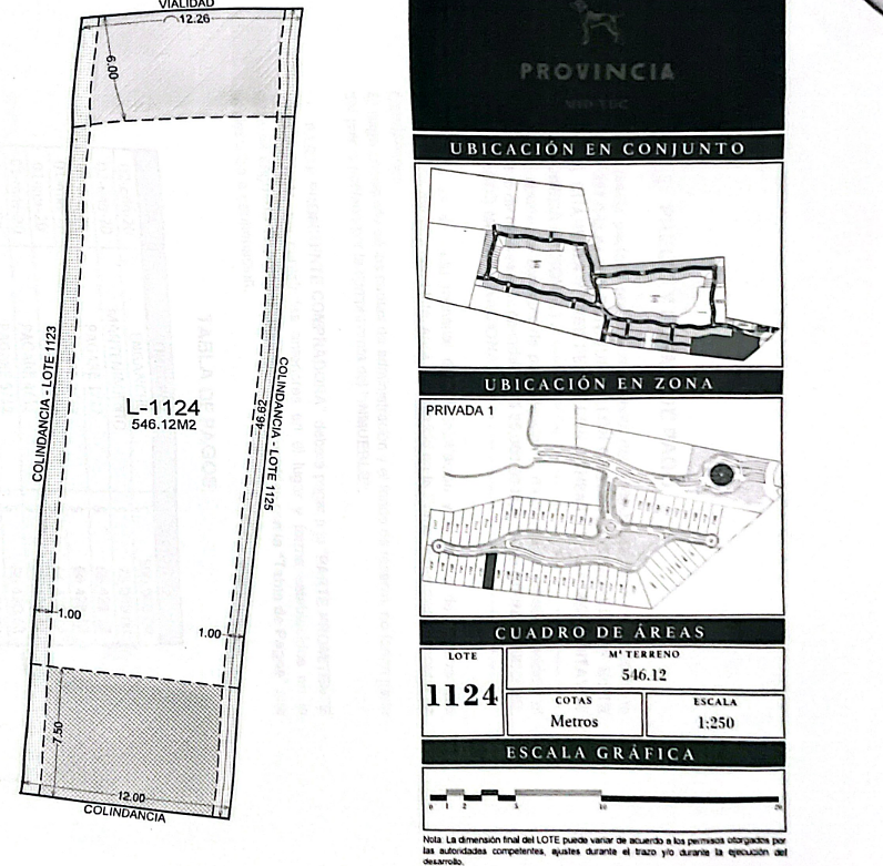Lote Primera etapa, Provincia, Frente a Parque