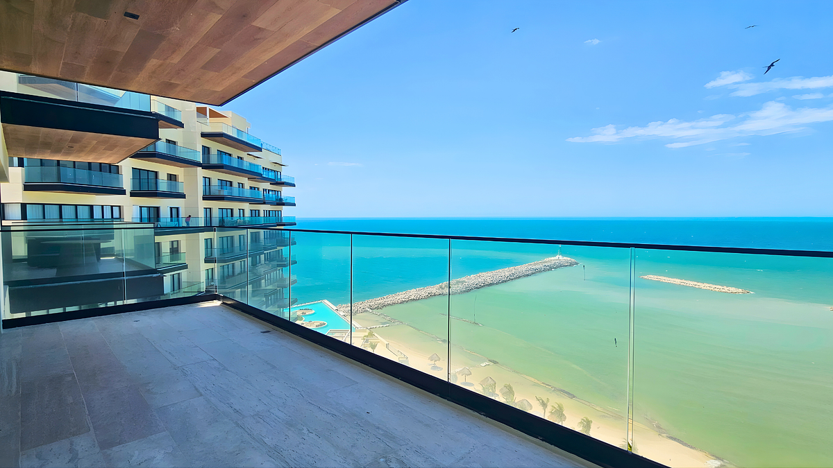 Departamento en venta en Marina Yucalpetén con vista al mar-HI2603457