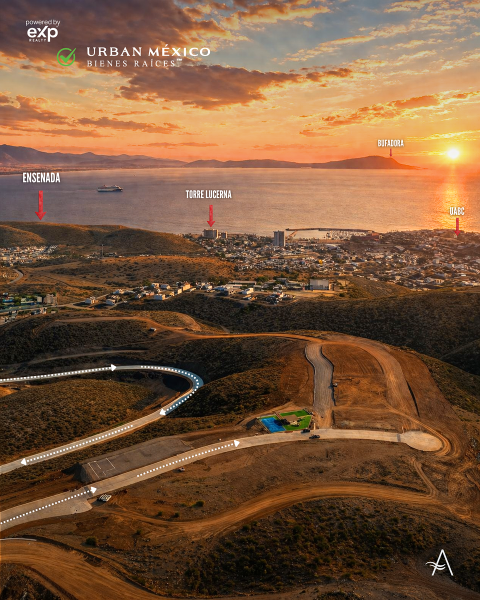 Terrenos en Ensenada con Vista al Mar | Alta Tierra desde $110K+Centro Deportivo