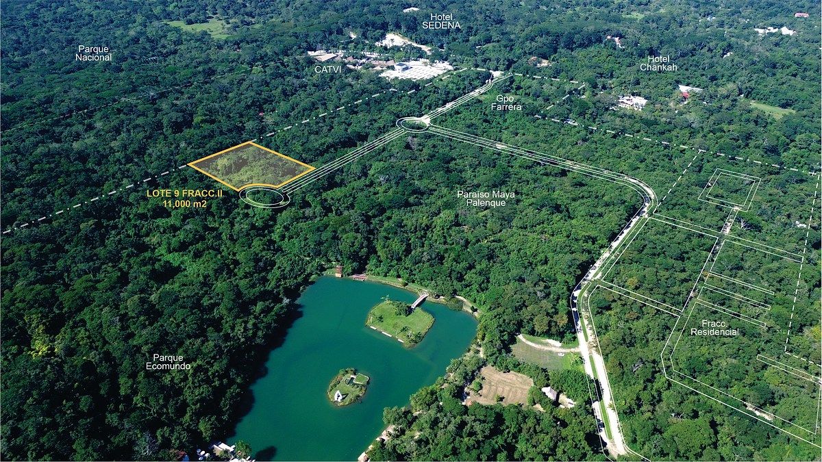 Terreno hotelero comercial Palenque, Chiapas ID3181