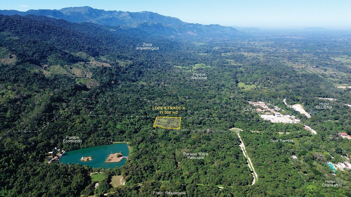 Terreno hotelero comercial Palenque, Chiapas ID3181