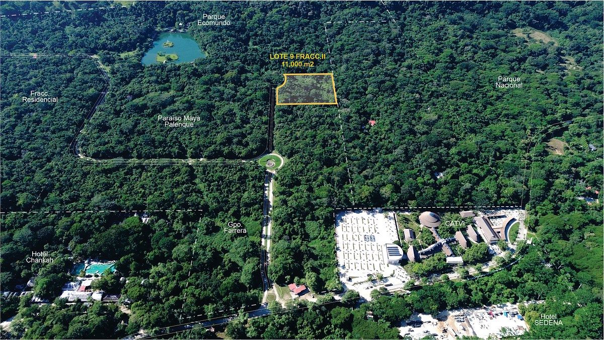 Terreno hotelero comercial Palenque, Chiapas ID3181
