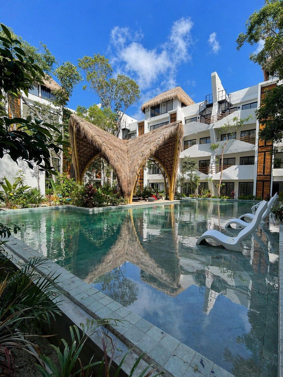 Depa Moderno 2 Recámaras con Jacuzzi Privado y Amenidades Resort en Tulum