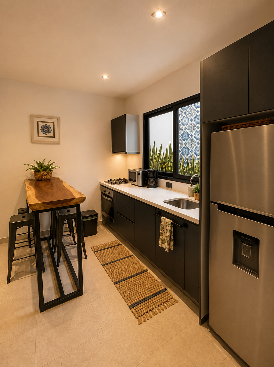 Condominio de 2 Recámaras con Rooftop Privado y  Alberca en Aldea Zama, Tulum