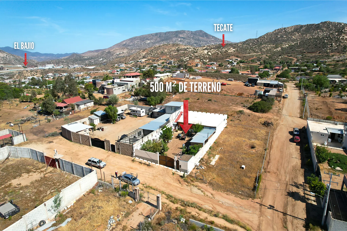 Venta Casa De Campo | Entre Tecate Y Tijuana | 500 M² De Terreno Con Extras